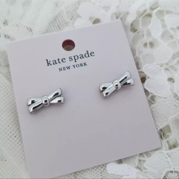 Kate Spade Double Bow Earrings - Picture 2 of 6